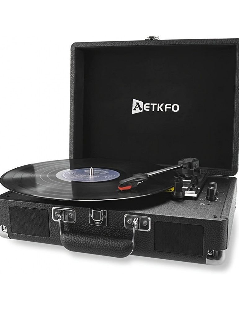 Portable Vinyl Record Player C210 Wilreless Vfd Vintage Speaker  Goodlooking Thoughtful Gift For Men And Women, For Friend Gift,Birthday Gift,for Girlfriend/Boyfriend Gift Senior Adults