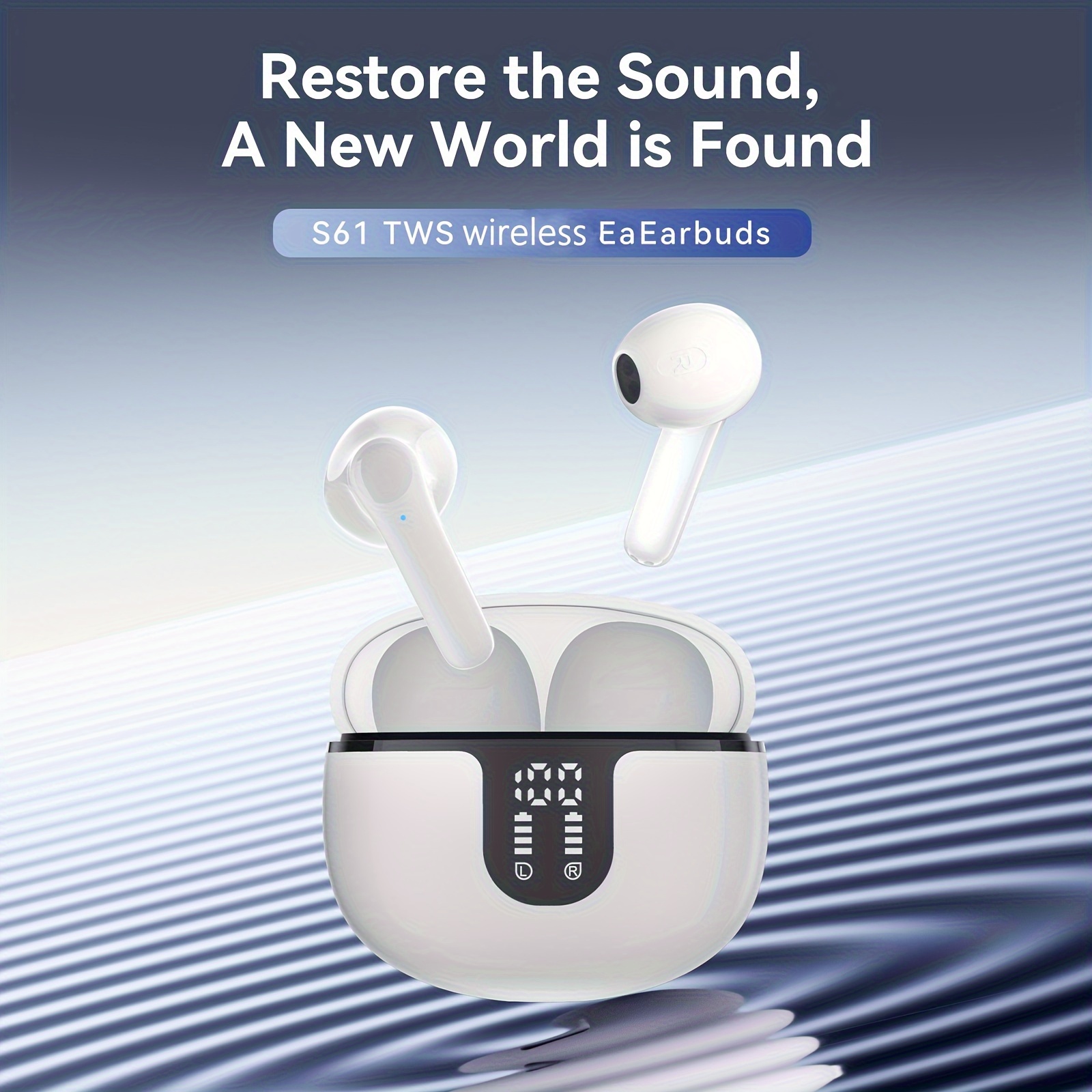 wireless headset hifi sound quality screen digital display details 1