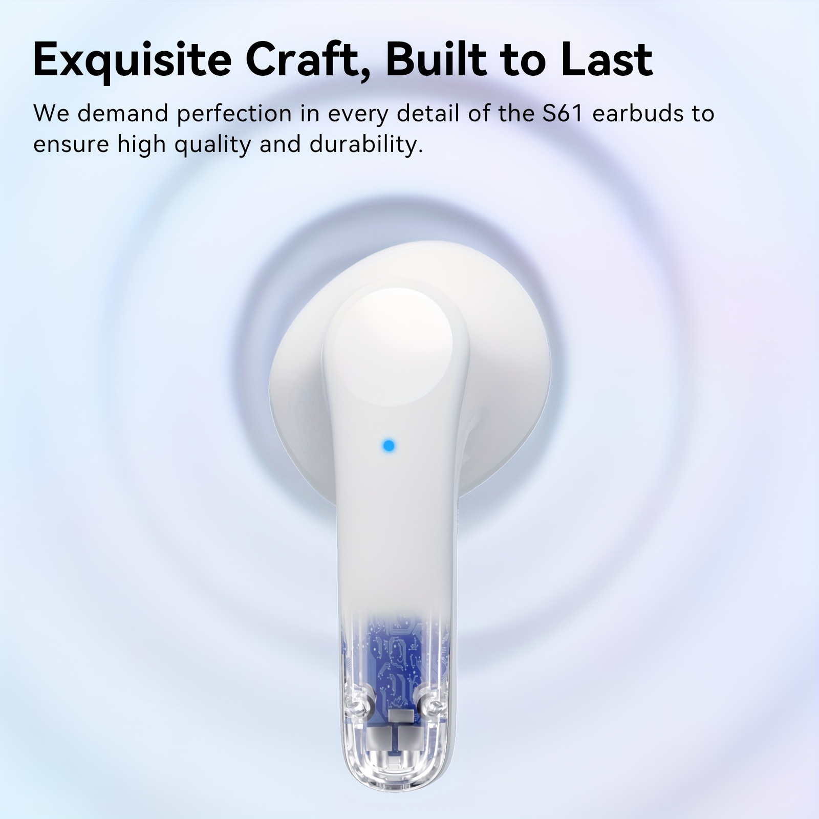 wireless headset hifi sound quality screen digital display details 8