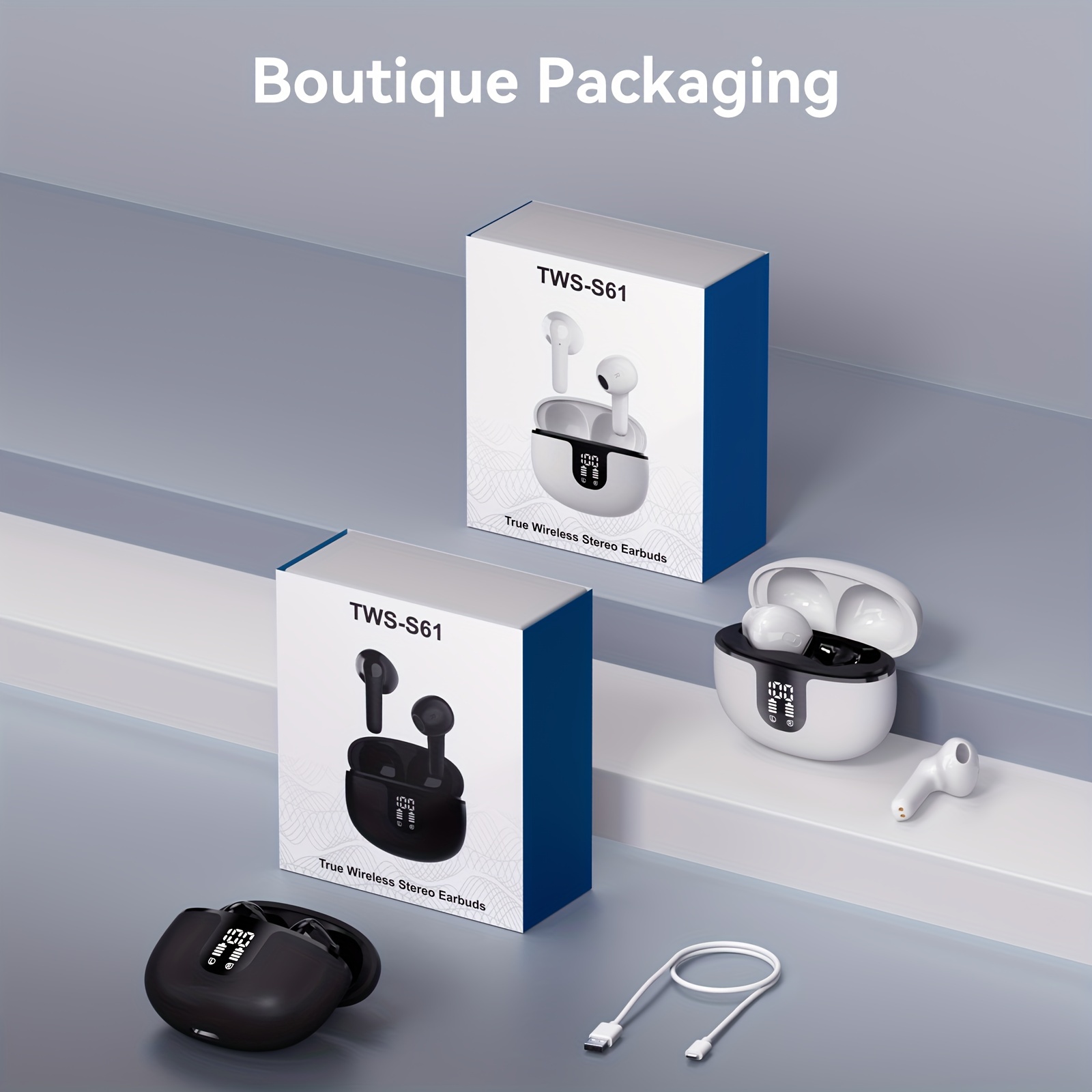 wireless headset hifi sound quality screen digital display details 12