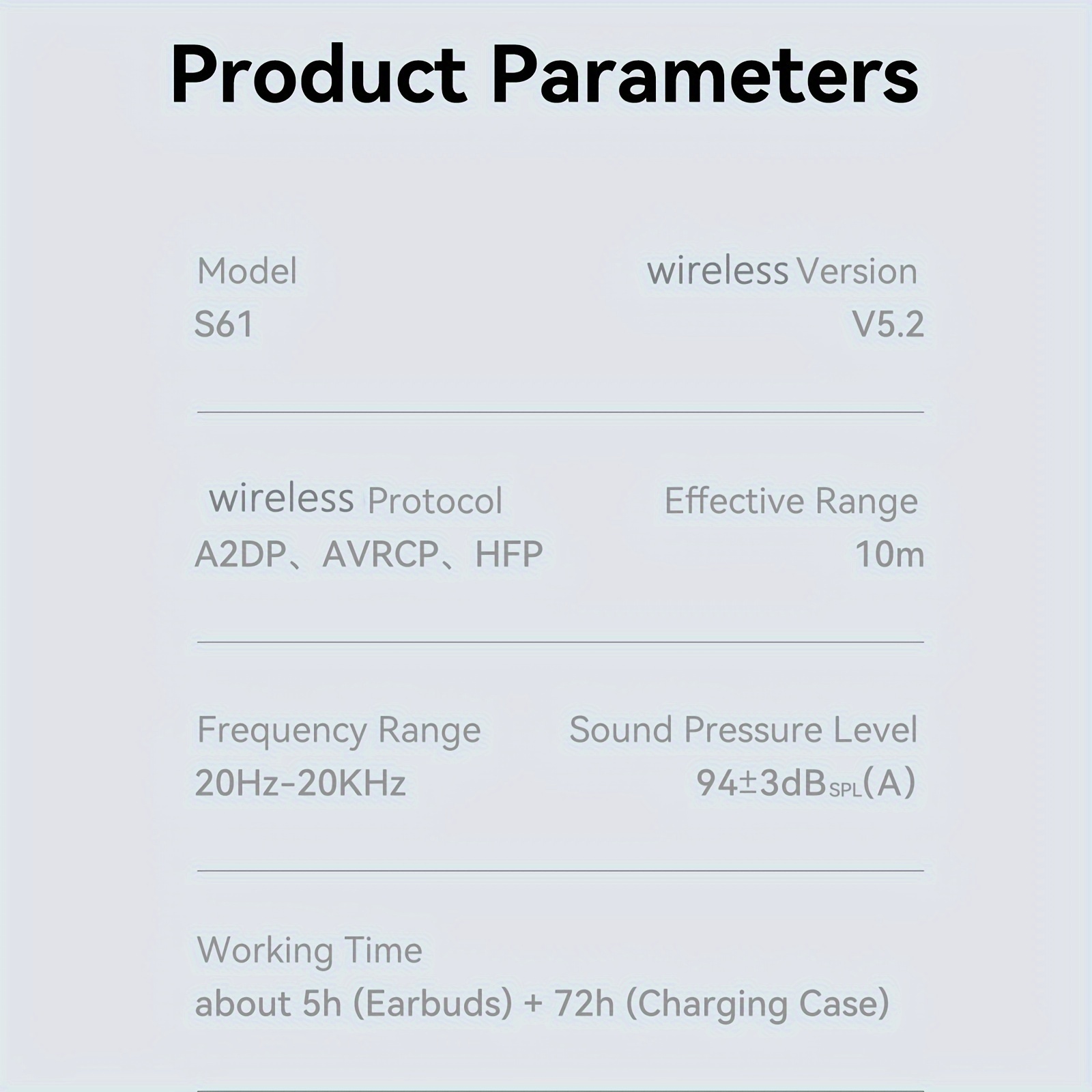 wireless headset hifi sound quality screen digital display details 13