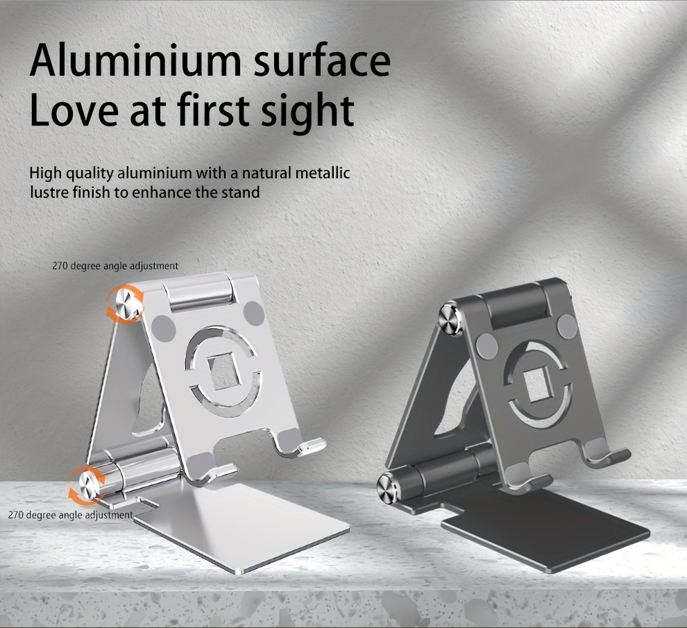 360 tablet desk mobile phone holder adjustable aluminum alloy desktop holder foldable for iphone for ipad for laptop for samsung details 15
