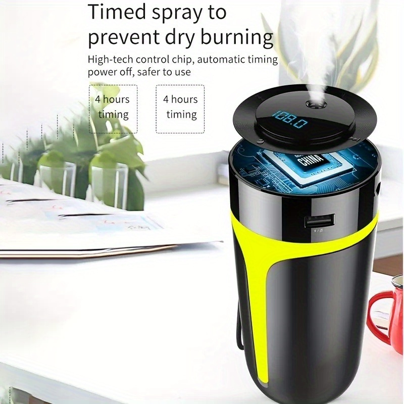 car bt aroma humidifier bt handsfree car fm transmitter mp3 usb car charger car air humidifier details 7