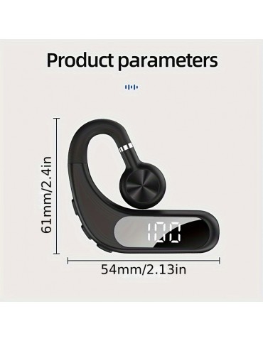 V28 Wireless Headset: HD Calls, Noise Cancellation, LongStandby & More - Perfect for Business & Sports!