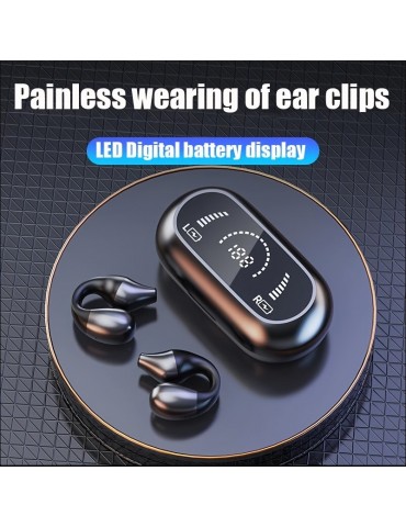 TWS Wireless5.3 Wireless Earphone Clip Earphone Sports Earphone Waterproof Stereo, High Fidelity Stereo Music On Phone, With Microphone For Noise Reduction Display.
