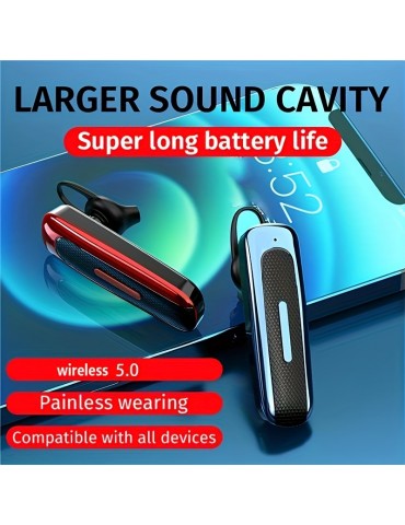 BT Earphones, New In Ear, High Battery, Long Standby Time, Business And Sports Single Ear Stereo, True Wireless