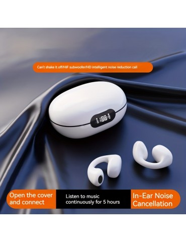 New Wireless Headset Touch Earphones Clip-Ear Headphones For Xiaomi Earphone For Iphone Earbud