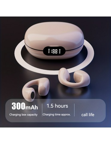 New Wireless Headset Touch Earphones Clip-Ear Headphones For Xiaomi Earphone For Iphone Earbud
