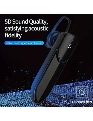 V19 Wireless Headset: HD Calls, Noise Cancellation, Long Standby & More - Perfect for Business & Sports!