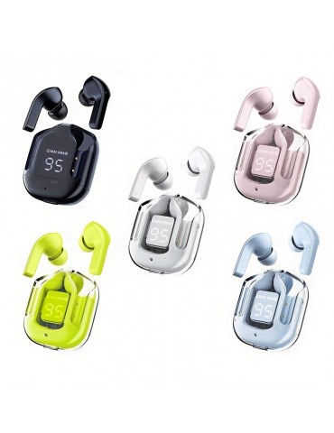 New Power Display In-ear Headset Transparent Space Capsule Noise Reduction TWS In-ear Wireless Earphone