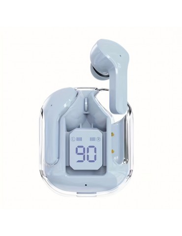 New Power Display In-ear Headset Transparent Space Capsule Noise Reduction TWS In-ear Wireless Earphone