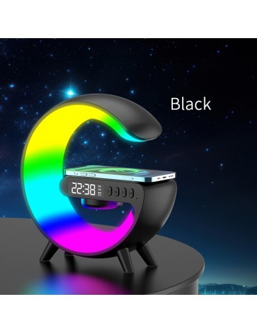 New color scheme wireless speaker, wireless charging, rhythm RGB light, bar smart light, sunrise alarm clock, bedroom wake-up light, dimmable desk light