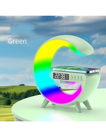 New color scheme wireless speaker, wireless charging, rhythm RGB light, bar smart light, sunrise alarm clock, bedroom wake-up light, dimmable desk light