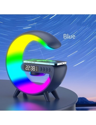 New color scheme wireless speaker, wireless charging, rhythm RGB light, bar smart light, sunrise alarm clock, bedroom wake-up light, dimmable desk light