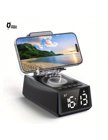 Cell Phone Stand With Wireless Speaker And Anti-Slip Base HD Surround Sound Perfect For Home And Outdoors With Wireless Speaker For Desk Compatible With IPhone/ipad/Samsung Galaxy
