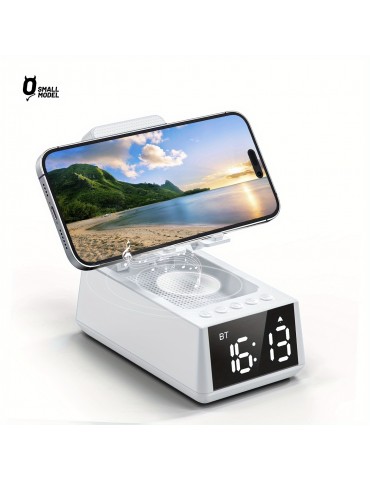 Cell Phone Stand With Wireless Speaker And Anti-Slip Base HD Surround Sound Perfect For Home And Outdoors With Wireless Speaker For Desk Compatible With IPhone/ipad/Samsung Galaxy