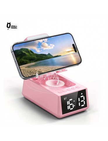 Cell Phone Stand With Wireless Speaker And Anti-Slip Base HD Surround Sound Perfect For Home And Outdoors With Wireless Speaker For Desk Compatible With IPhone/ipad/Samsung Galaxy