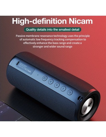 20W Wireless Speakers, Outdoor Portable Subwoofer Speaker Waterproof IPX 5, Wireless Speaker, Dual Pairing,1800mAh Battery, 6 Hours Playtime Loud Stereo, Booming Bass