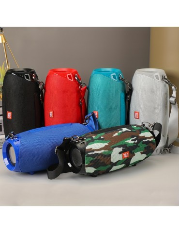 TG534 Portable Wireless Stereo Outdoor Speaker With Dual Speakers, Waterproof For Life, TWS Stereo Subwoofer Hands-Free Call/FM/TF Card/U Disk, For Mobile Phone/Tablet/TV, Music Speaker Plug-in Card U Disk Gift For Friends