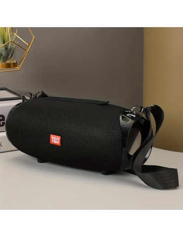 TG534 Portable Wireless Stereo Outdoor Speaker With Dual Speakers, Waterproof For Life, TWS Stereo Subwoofer Hands-Free Call/FM/TF Card/U Disk, For Mobile Phone/Tablet/TV, Music Speaker Plug-in Card U Disk Gift For Friends