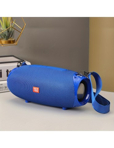 TG534 Portable Wireless Stereo Outdoor Speaker With Dual Speakers, Waterproof For Life, TWS Stereo Subwoofer Hands-Free Call/FM/TF Card/U Disk, For Mobile Phone/Tablet/TV, Music Speaker Plug-in Card U Disk Gift For Friends