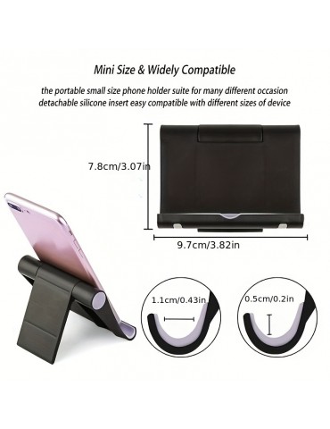 1pc Mobile Phone Bracket Tablet Universal Lazy Bracket Desktop Multi-Functional Foldable Portable Phone Bracket