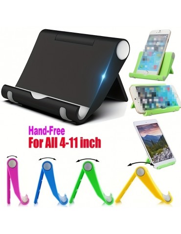 1pc Mobile Phone Bracket Tablet Universal Lazy Bracket Desktop Multi-Functional Foldable Portable Phone Bracket