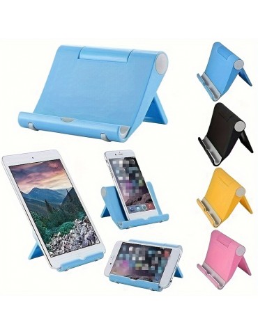 1pc Mobile Phone Bracket Tablet Universal Lazy Bracket Desktop Multi-Functional Foldable Portable Phone Bracket