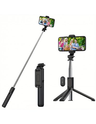 Selfie Stick, Extendable Selfie Stick Tripod With Wireless Remote And Tripod Stand, Portable, Lightweight, Compatible With IPhone 14 13 12 Pro Xs Max Xr X 8Plus 7, Samsung Smartphone And More