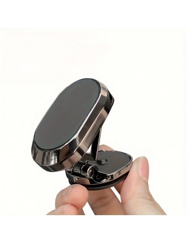 Car Folding Magnetic Suction Mobile Phone Holder Instrument Panel Holder Car Phone Holder 360 Rotation Navigation Holder