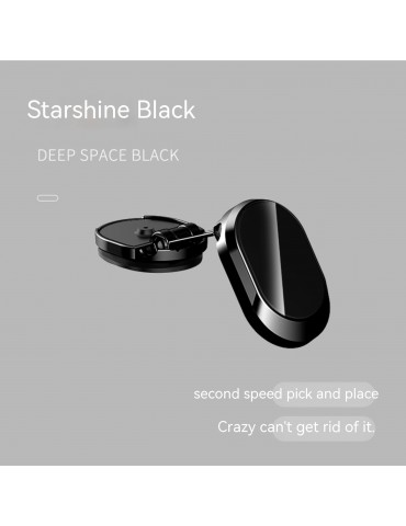 Car Folding Magnetic Suction Mobile Phone Holder Instrument Panel Holder Car Phone Holder 360 Rotation Navigation Holder