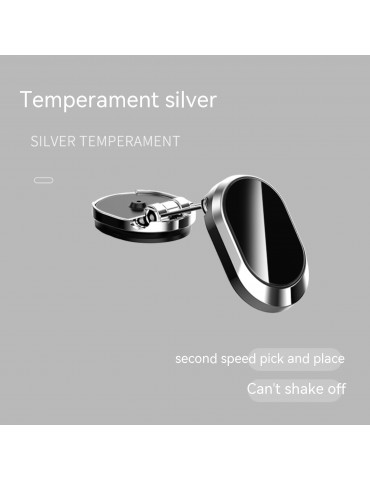 Car Folding Magnetic Suction Mobile Phone Holder Instrument Panel Holder Car Phone Holder 360 Rotation Navigation Holder