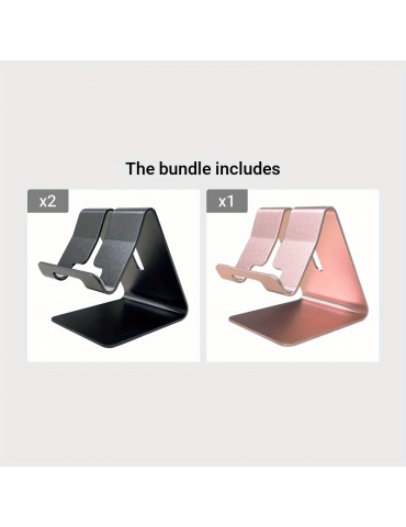 New Mobile Phone Bracket Aluminum Alloy Desktop Bracket Tablet Lazy Charging Mobile Phone Holder Gift Fixed Metal Bracket