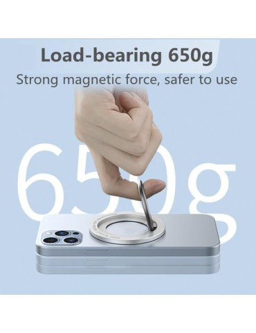 360 Magnetic Phone Holder Stand Magnet Finger Ring Socket For Magsafe Wireless Charging For IPhone14 13 12 Pro Cellphone Bracket