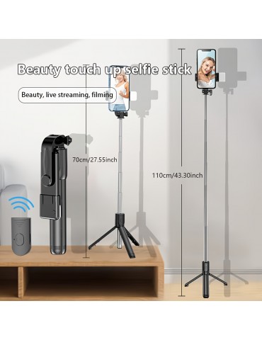 Selfie Stick Tripod Mobile Phone Holder Photo Desktop Live Shooting Bluetooth Remote Control