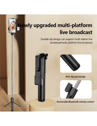 Selfie Stick Tripod Mobile Phone Holder Photo Desktop Live Shooting Bluetooth Remote Control