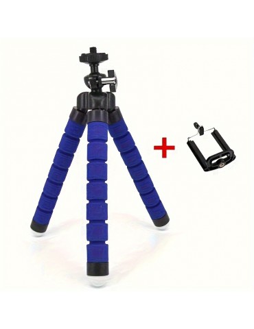 An Octopus Mobile Phone Holder, Camera Stand, Photography Stand-Strong, Durable, Can Be Folded At Will, Multiple Folding Without Damage, Suitable For IPhone Mobile Phones And Other Mobile Phone Models, Cameras And Other