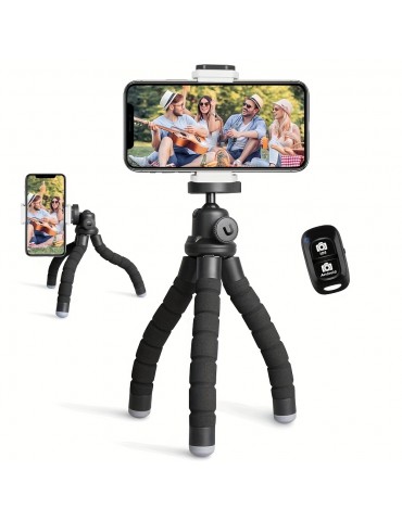An Octopus Mobile Phone Holder, Camera Stand, Photography Stand-Strong, Durable, Can Be Folded At Will, Multiple Folding Without Damage, Suitable For IPhone Mobile Phones And Other Mobile Phone Models, Cameras And Other