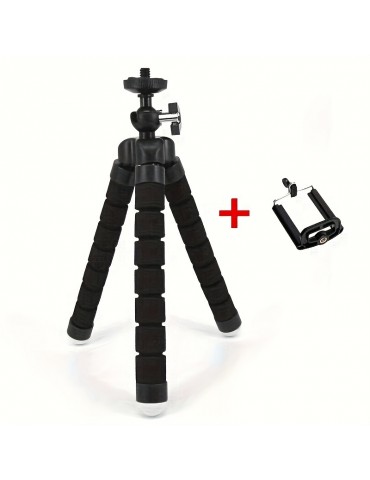 An Octopus Mobile Phone Holder, Camera Stand, Photography Stand-Strong, Durable, Can Be Folded At Will, Multiple Folding Without Damage, Suitable For IPhone Mobile Phones And Other Mobile Phone Models, Cameras And Other
