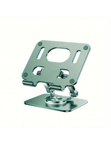 360 Tablet Desk Mobile Phone Holder Adjustable Aluminum Alloy Desktop Holder Foldable For IPhone For IPad For Laptop For Samsung