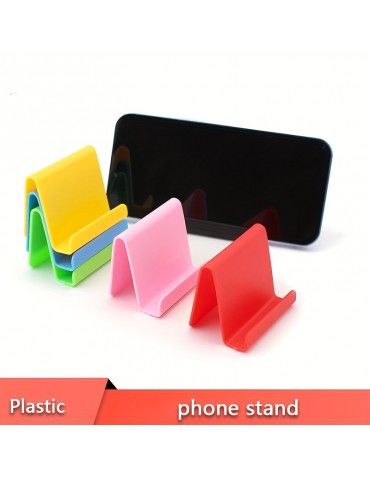 Candy-Colored Mini Portable Mobile Phone Holder: Universal Desk Mount Stand For Smartphones