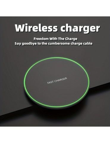 20W Max Fast Wireless Magnetic Charging Pad Compatible With IPhone 15/14/13/12/11, Compatible With Samsung Galaxy S23 S22 Note 20/30 Ultra Android Phone