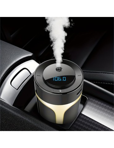 Car BT Aroma Humidifier BT Handsfree Car FM Transmitter MP3 USB Car Charger Car Air Humidifier