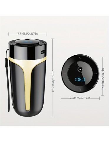Car BT Aroma Humidifier BT Handsfree Car FM Transmitter MP3 USB Car Charger Car Air Humidifier