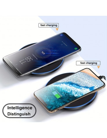 15W Fast Wireless Charging Pad For IPhone 15 14 13 12 11 Pro Max Samsung Galaxy S22 S21 S20 S10 S9 Xiaomi Wireless Charging Station