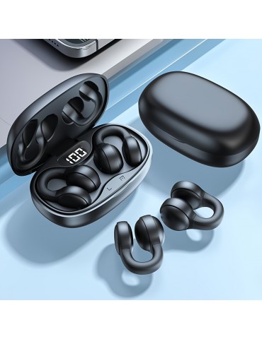 New Wireless Headset Touch Earphones Clip-Ear Headphones For Xiaomi Earphone For IPhone Earbud