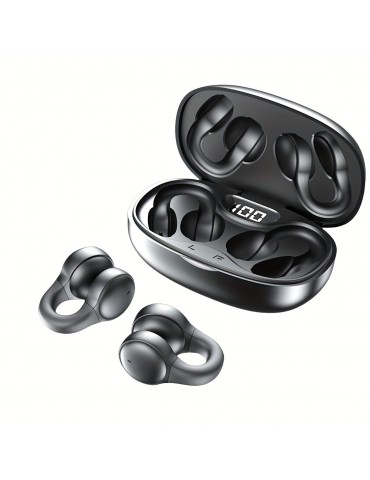 New Wireless Headset Touch Earphones Clip-Ear Headphones For Xiaomi Earphone For IPhone Earbud