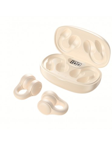 New Wireless Headset Touch Earphones Clip-Ear Headphones For Xiaomi Earphone For IPhone Earbud