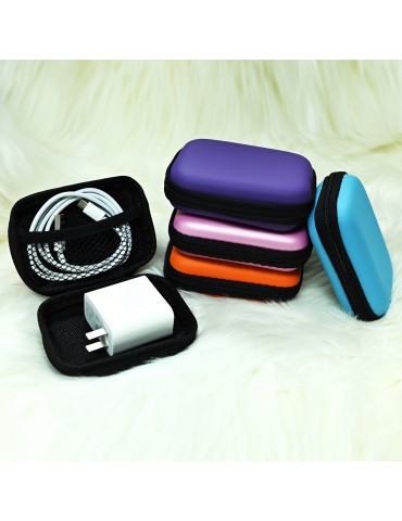 Mobile Phone Charger Data Cable Storage Bag, Portable Earphone Storage Box