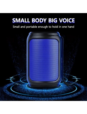 Small Portable Wireless Speaker (battery Life About 3-4 Hours, Power 5W,  Version 5.0)3D Surround Superheavy Subwoofer